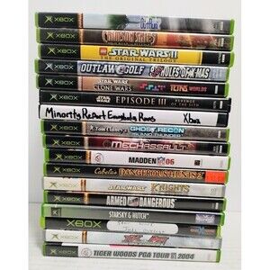 ORGINAL XBOX 17 GAME LOT BUNDLE ARMED AND DANGEROUS CRIMSON SKIES READ DESC!!!!!